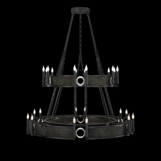 Mirage 50"W Round Chandelier