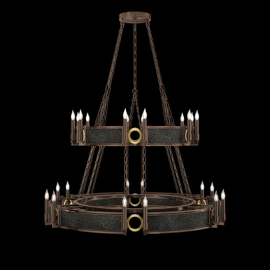 Mirage 50"W Round Chandelier