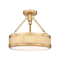Quinn 1-Light Semi Flush Mount
