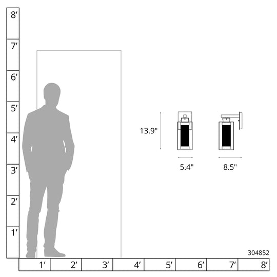 Polaris Outdoor Medium Sconce