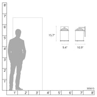 Meridian Large Outdoor Sconce