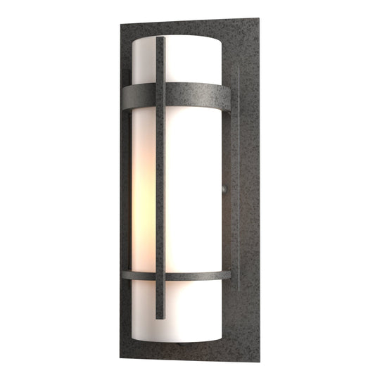 Banded Small Outdoor Sconce