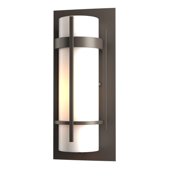 Banded Small Outdoor Sconce