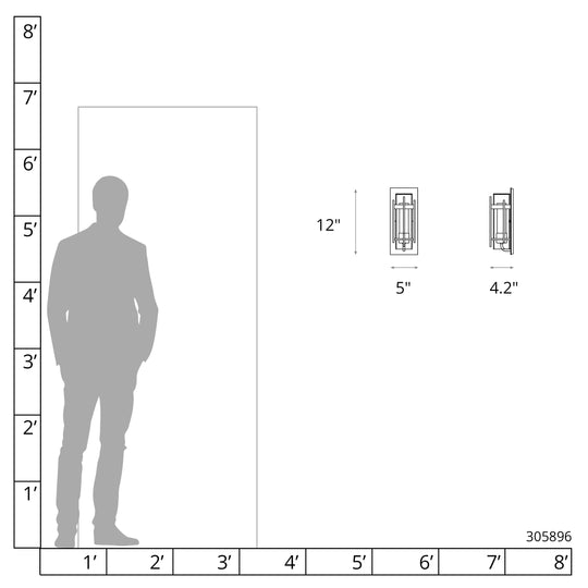 Torch Small Outdoor Sconce