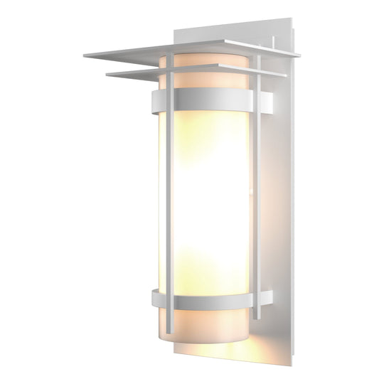 Banded Outdoor Sconce with Top Plate