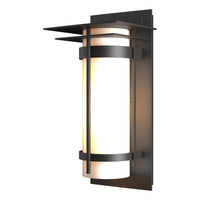 Banded Outdoor Sconce with Top Plate