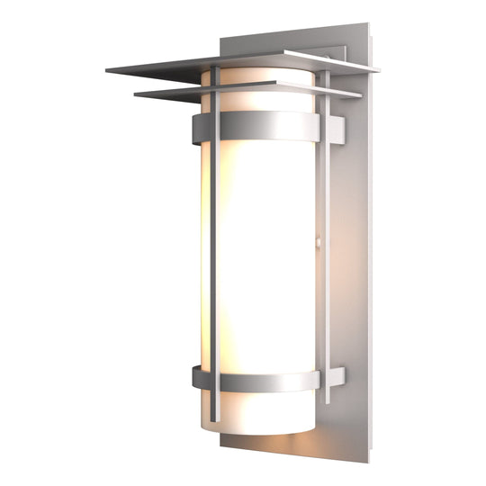Banded Outdoor Sconce with Top Plate