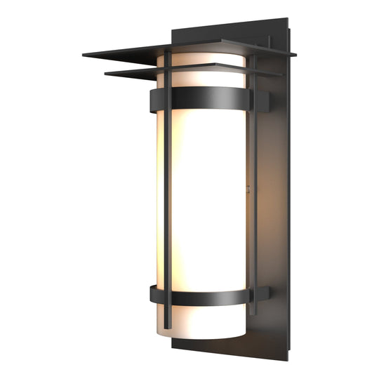 Banded Outdoor Sconce with Top Plate