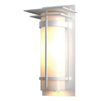 Banded Large Outdoor Sconce with Top Plate