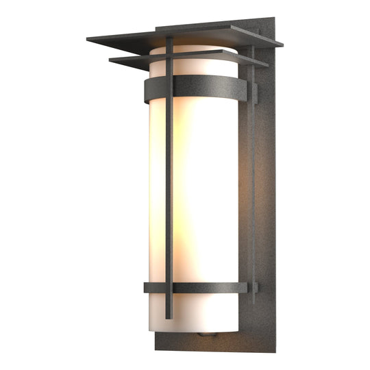 Banded Large Outdoor Sconce with Top Plate