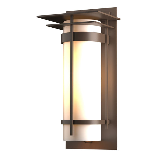 Banded Large Outdoor Sconce with Top Plate