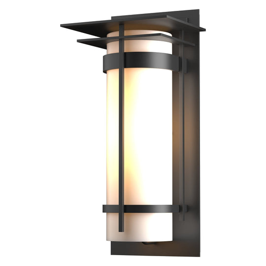 Banded Large Outdoor Sconce with Top Plate