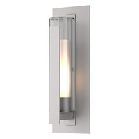 Vertical Bar Fluted Glass Large Outdoor Sconce