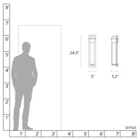 Airis Medium Dark Sky Outdoor Sconce