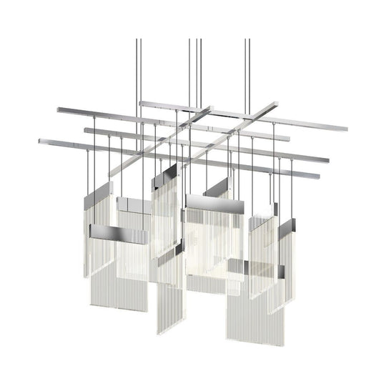 V Panels Large Pendant