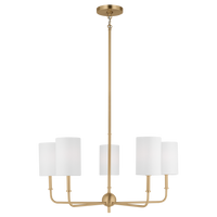 Foxdale 5-Light Chandelier (with Bulbs)