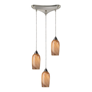 Sandstone 10" Wide 3-Light Pendant