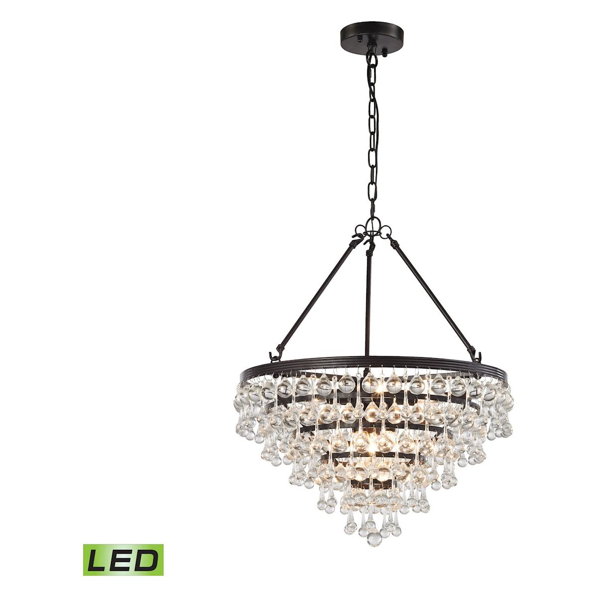 Ramira 19" Wide 6-Light Chandelier