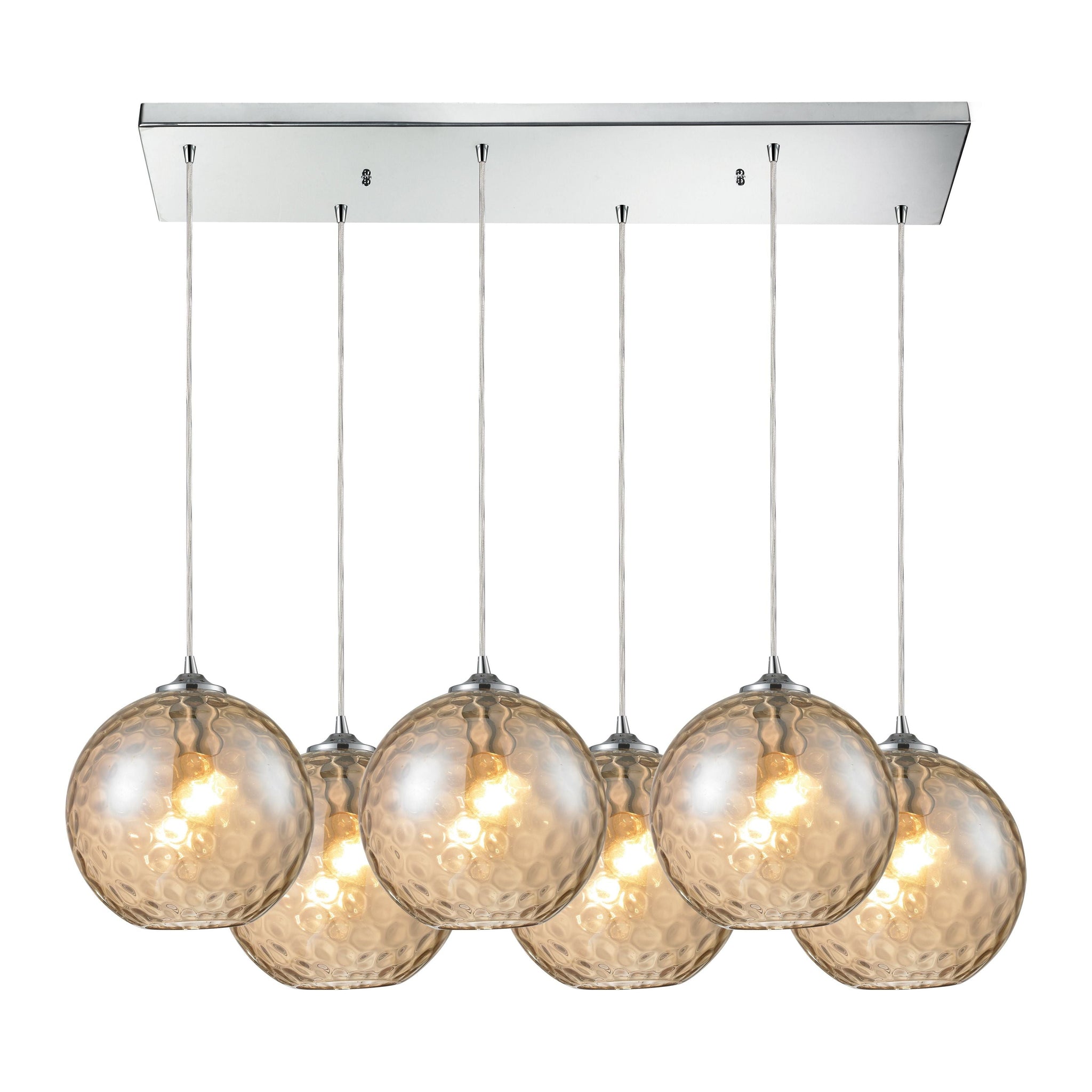 Watersphere 33" Wide 6-Light Pendant