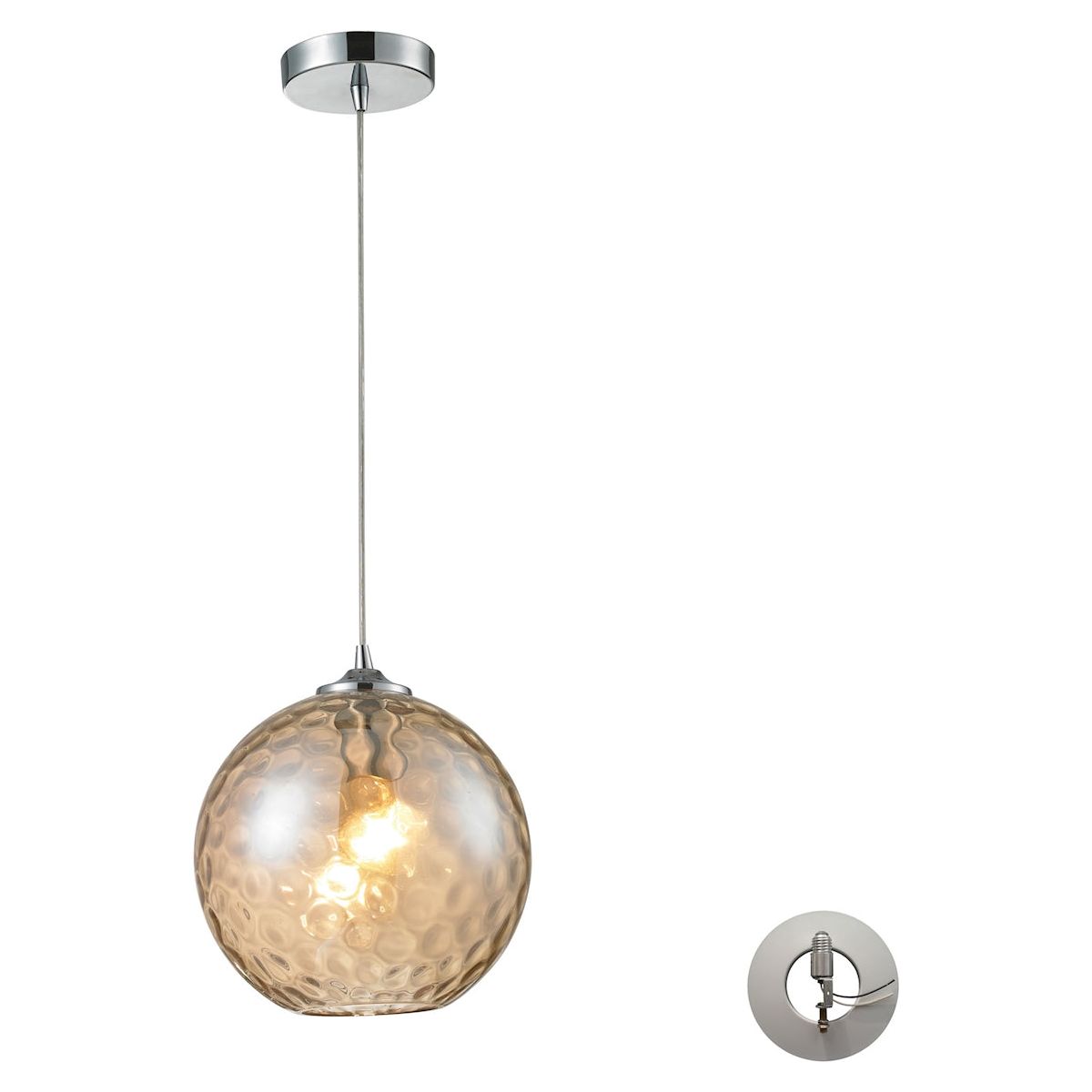 Watersphere 10" Wide 1-Light Pendant