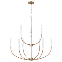 Greenwich 9-Light Chandelier (with Bulbs)