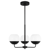 Alvin 3-Light Chandelier (with Bulbs)