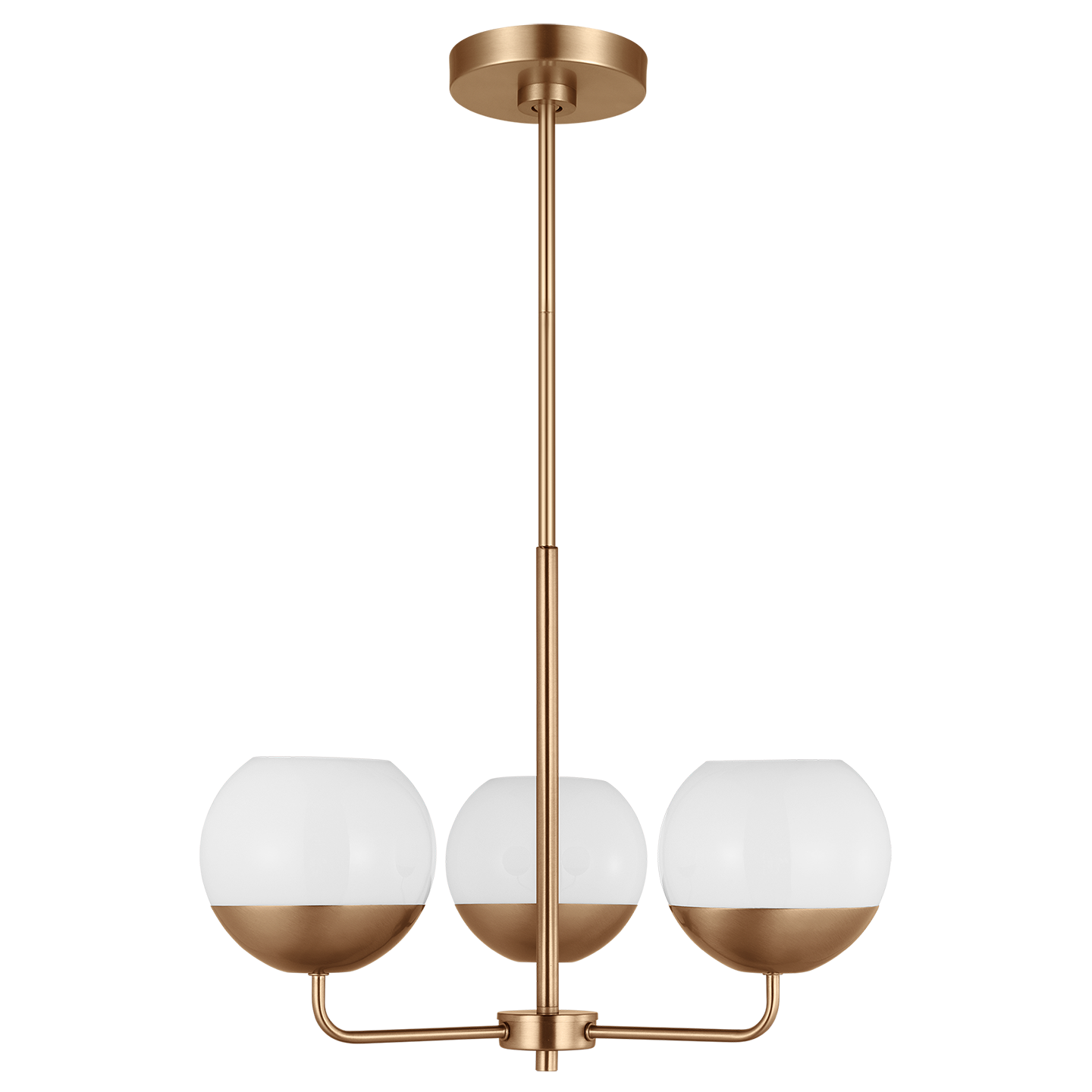 Alvin 3-Light Chandelier (with Bulbs)
