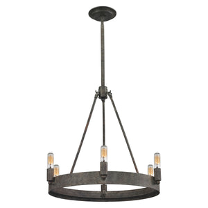 Lewisburg 21" Wide 6-Light Chandelier