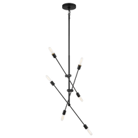 Axis 6-Light Large Chandelier (with Bulbs)