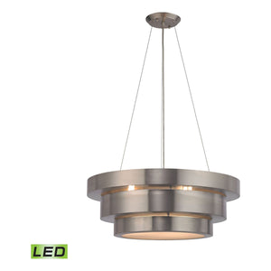 Layers 22" Wide 3-Light Chandelier