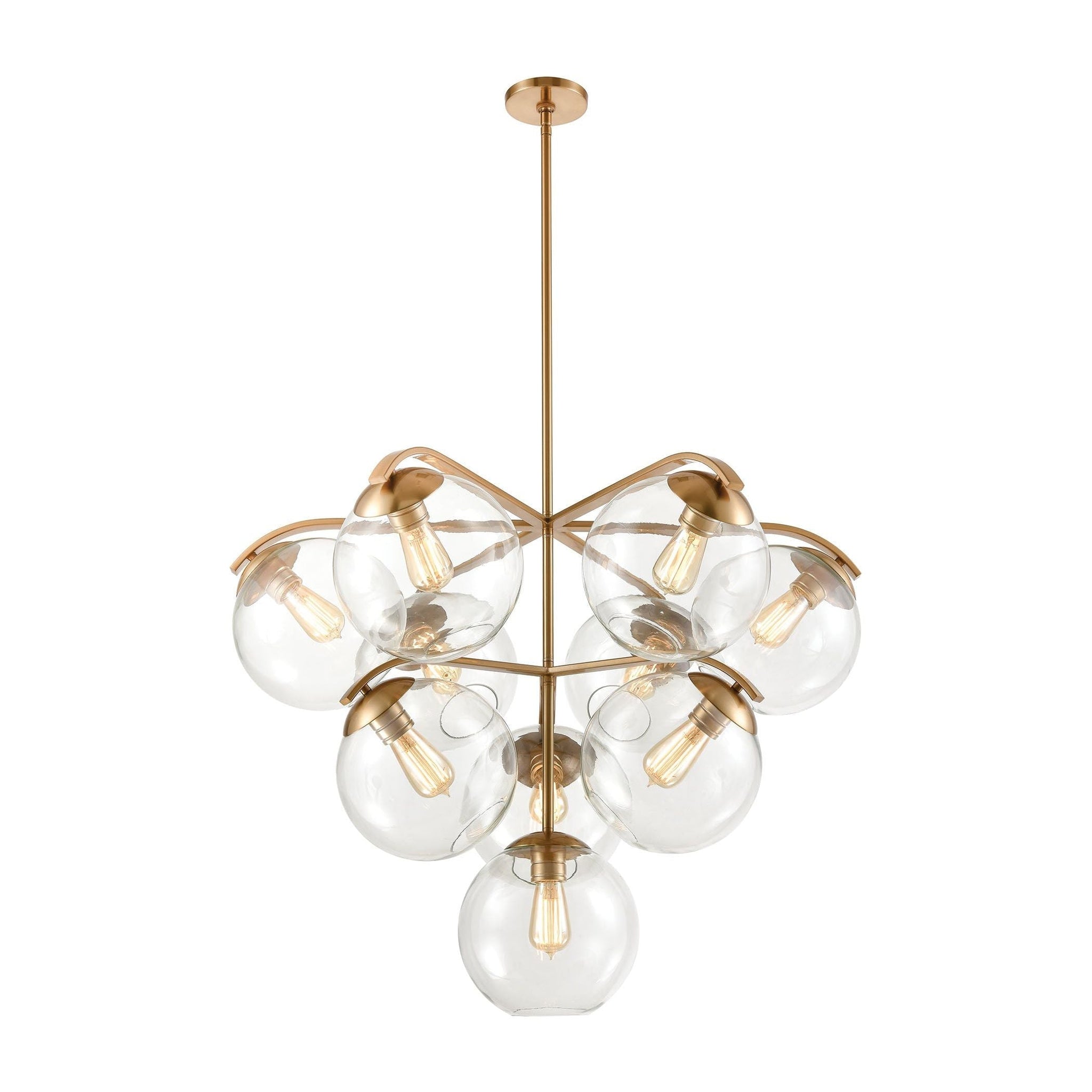 Collective 36" Wide 10-Light Chandelier