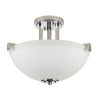 Iris 2-Light Semi Flush Mount