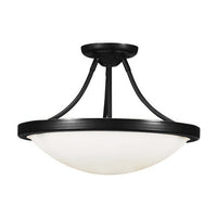 Monroe 3-Light 15" Semi Flush Mount