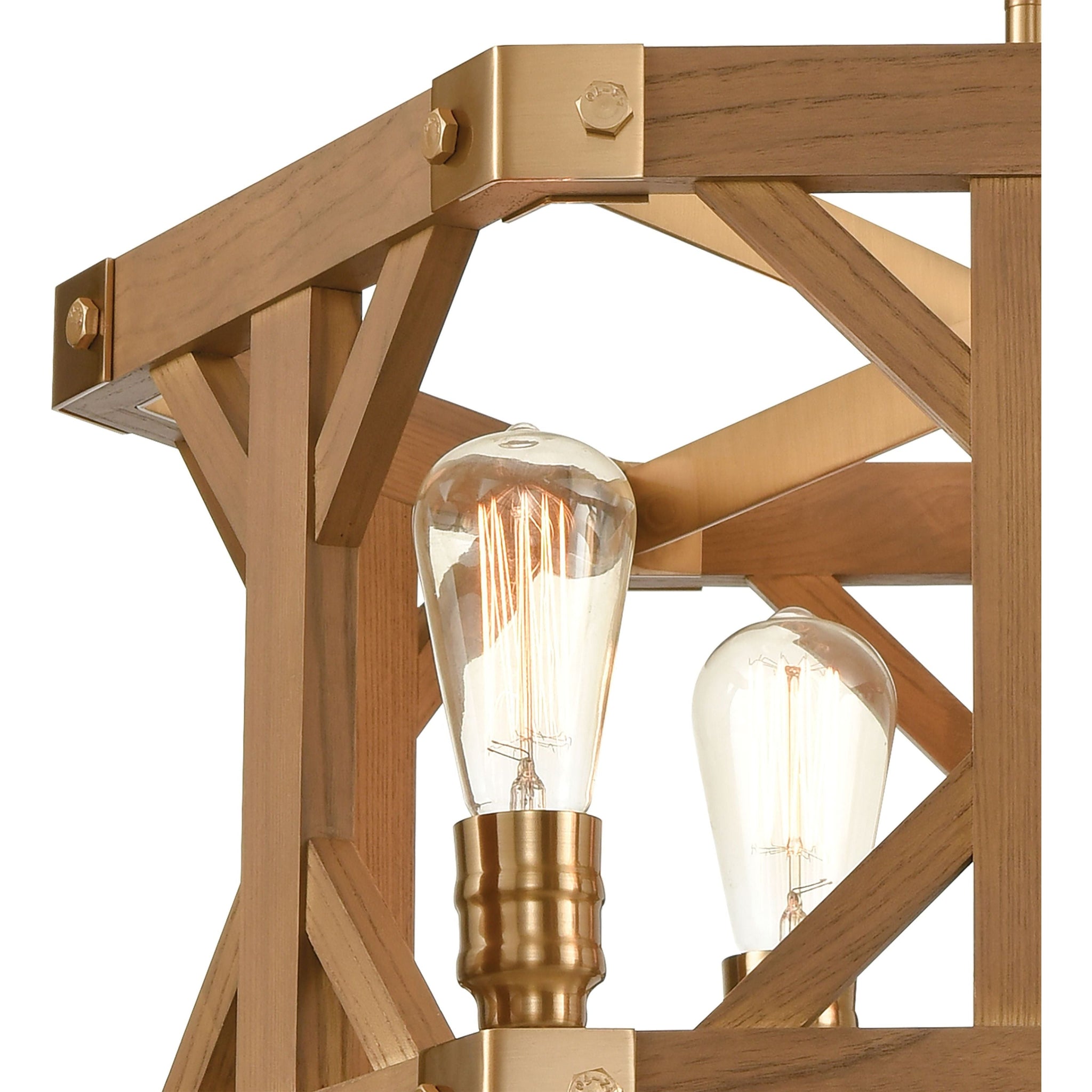 Structure 23" Wide 4-Light Chandelier