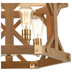 Structure 23" Wide 4-Light Chandelier