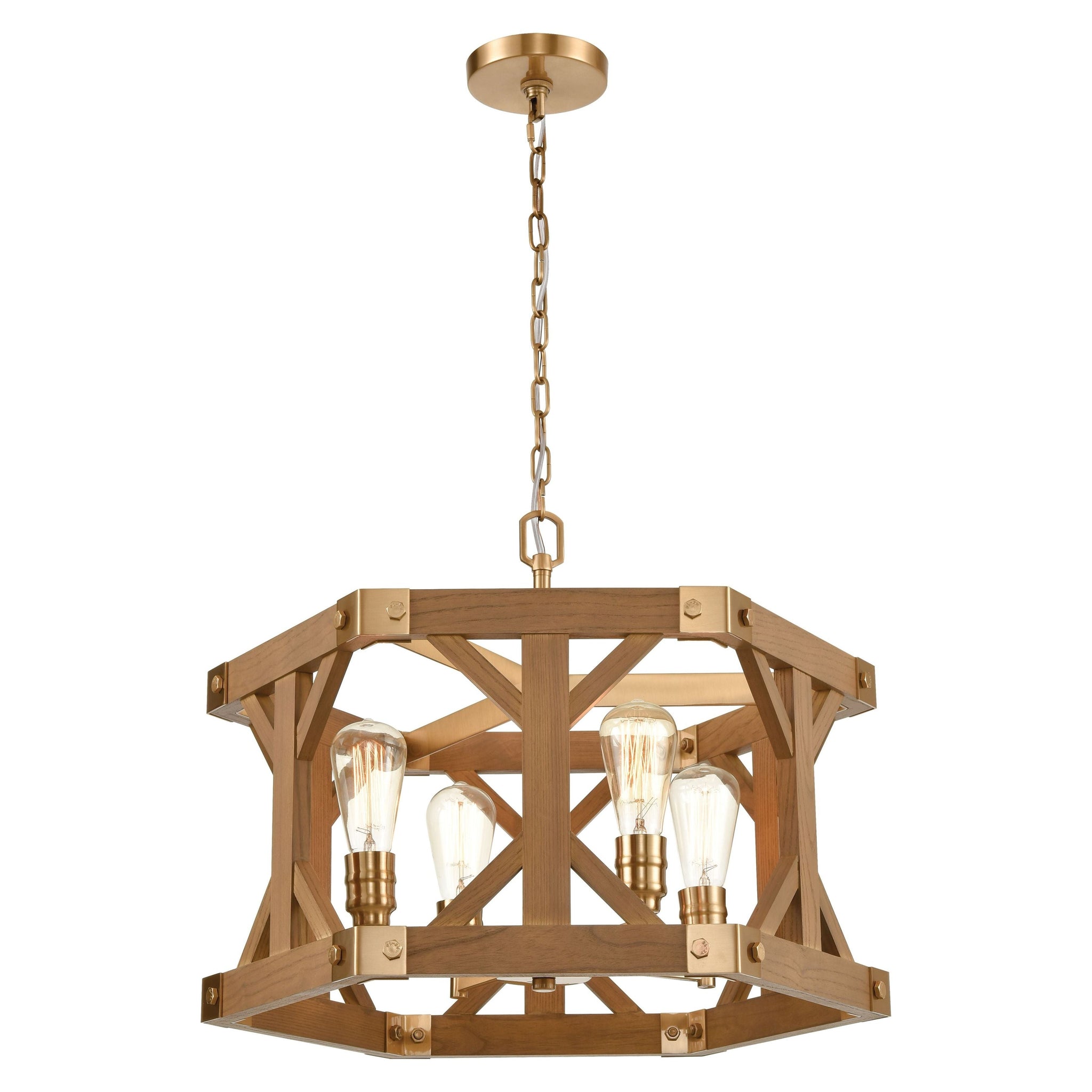 Structure 23" Wide 4-Light Chandelier