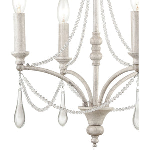 French Parlor 16" Wide 4-Light Chandelier