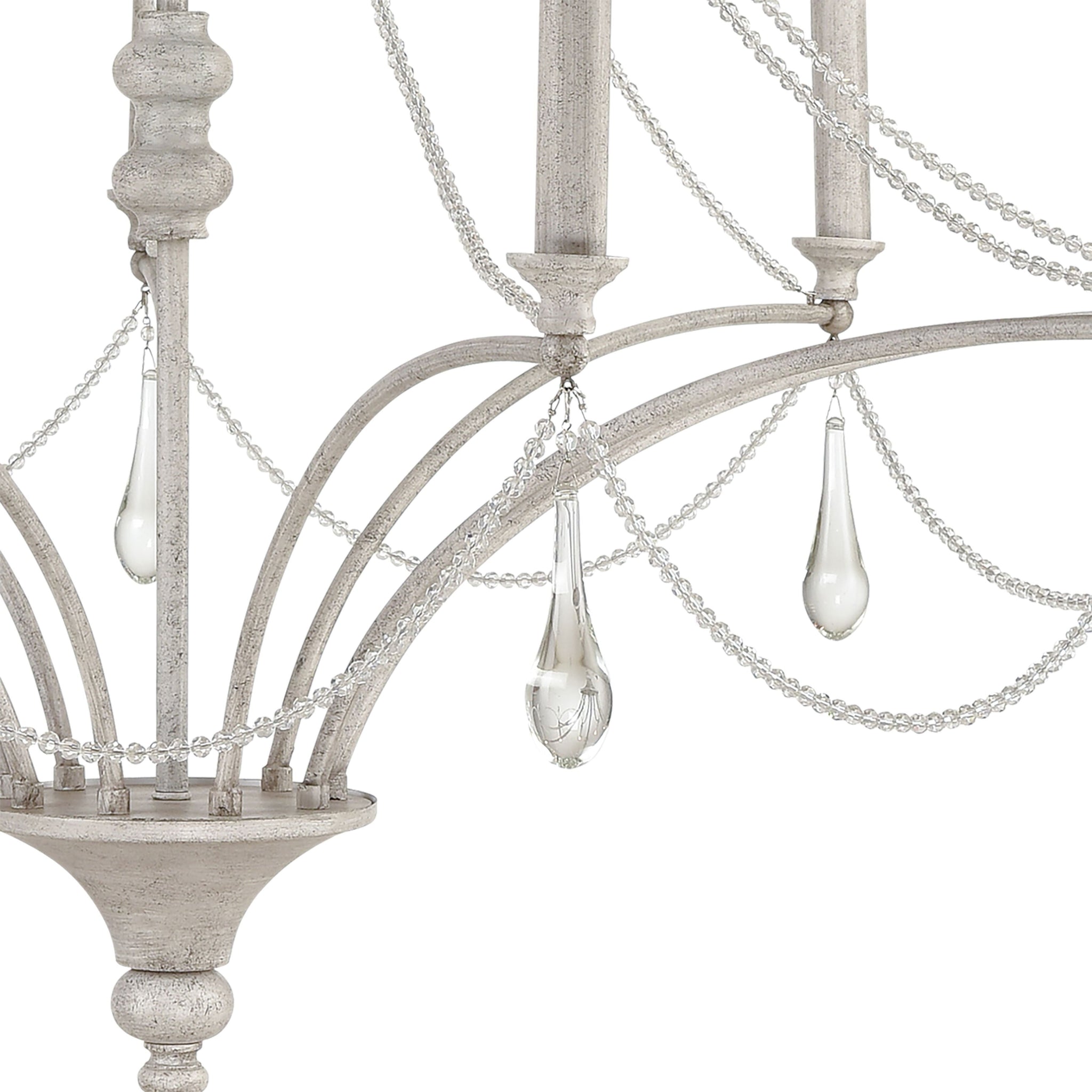 French Parlor 38" Wide 9-Light Chandelier