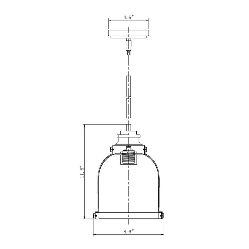 Burren 1-Light Mini Pendant