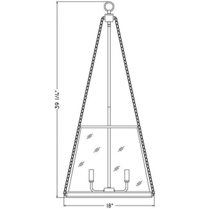 Prescott 4-Light Pendant