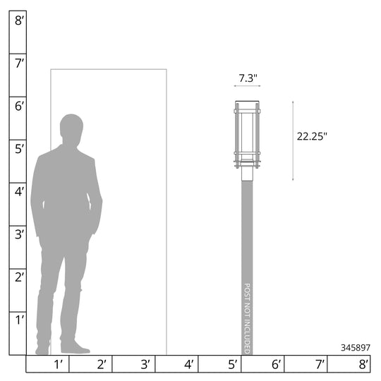 Torch Outdoor Post Light