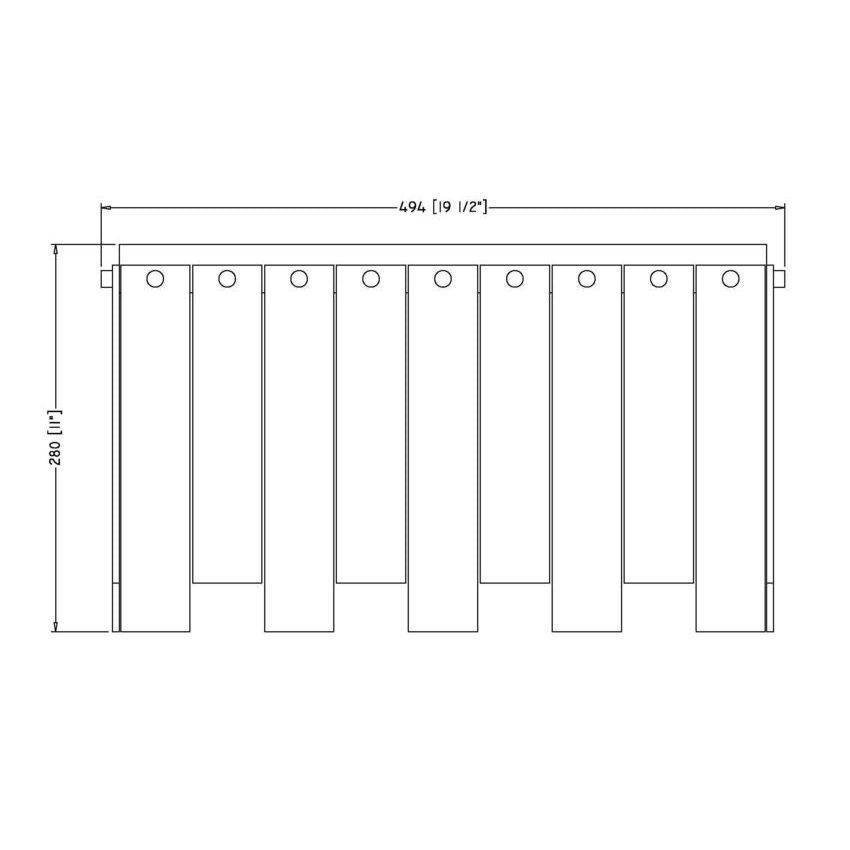 Viviana 9-Light Flush Mount