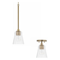 Baker 1-Light Convertible Pendant