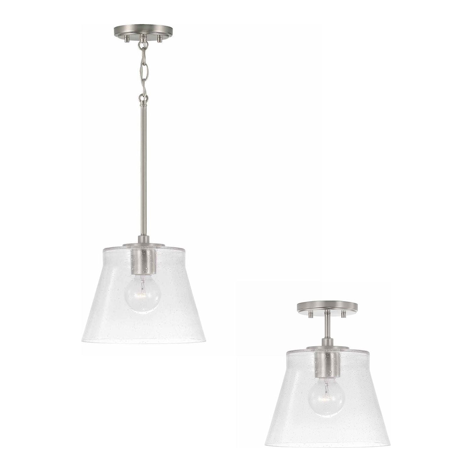 Baker 1-Light Convertible Pendant