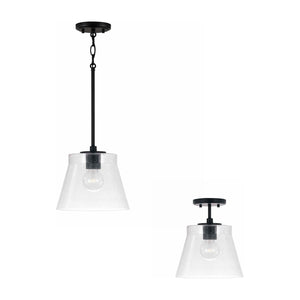 Baker 1-Light Convertible Pendant