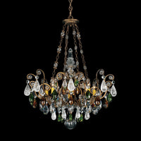 Renaissance Rock Crystal 8-Light Chandelier