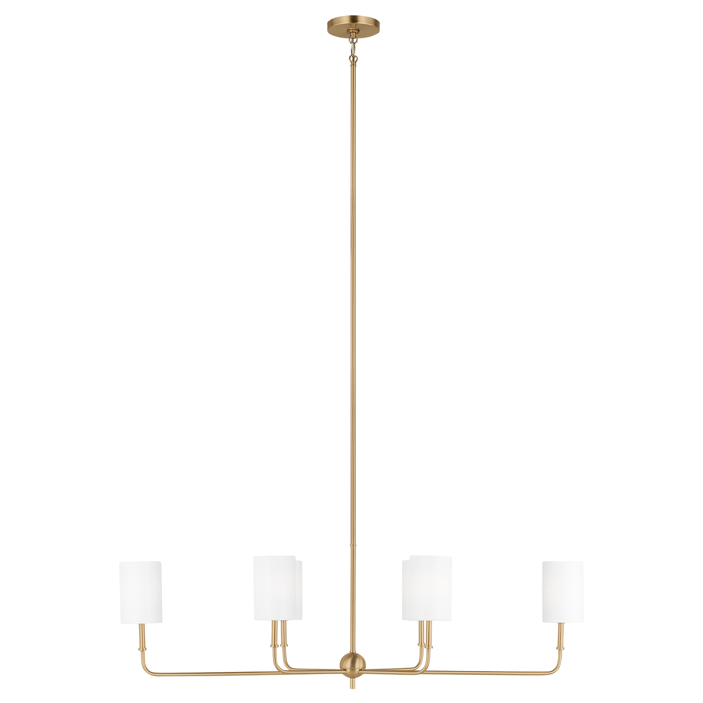 Foxdale 6-Light Linear Chandelier (with Bulbs)