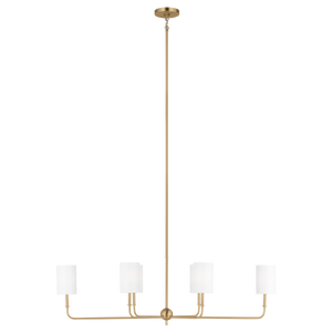 Foxdale 6-Light Linear Chandelier (with Bulbs)