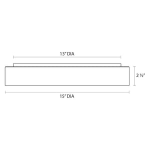 Puck Slim LED 15" LED Surface Mount