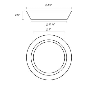 Oculus 13" LED Surface Mount